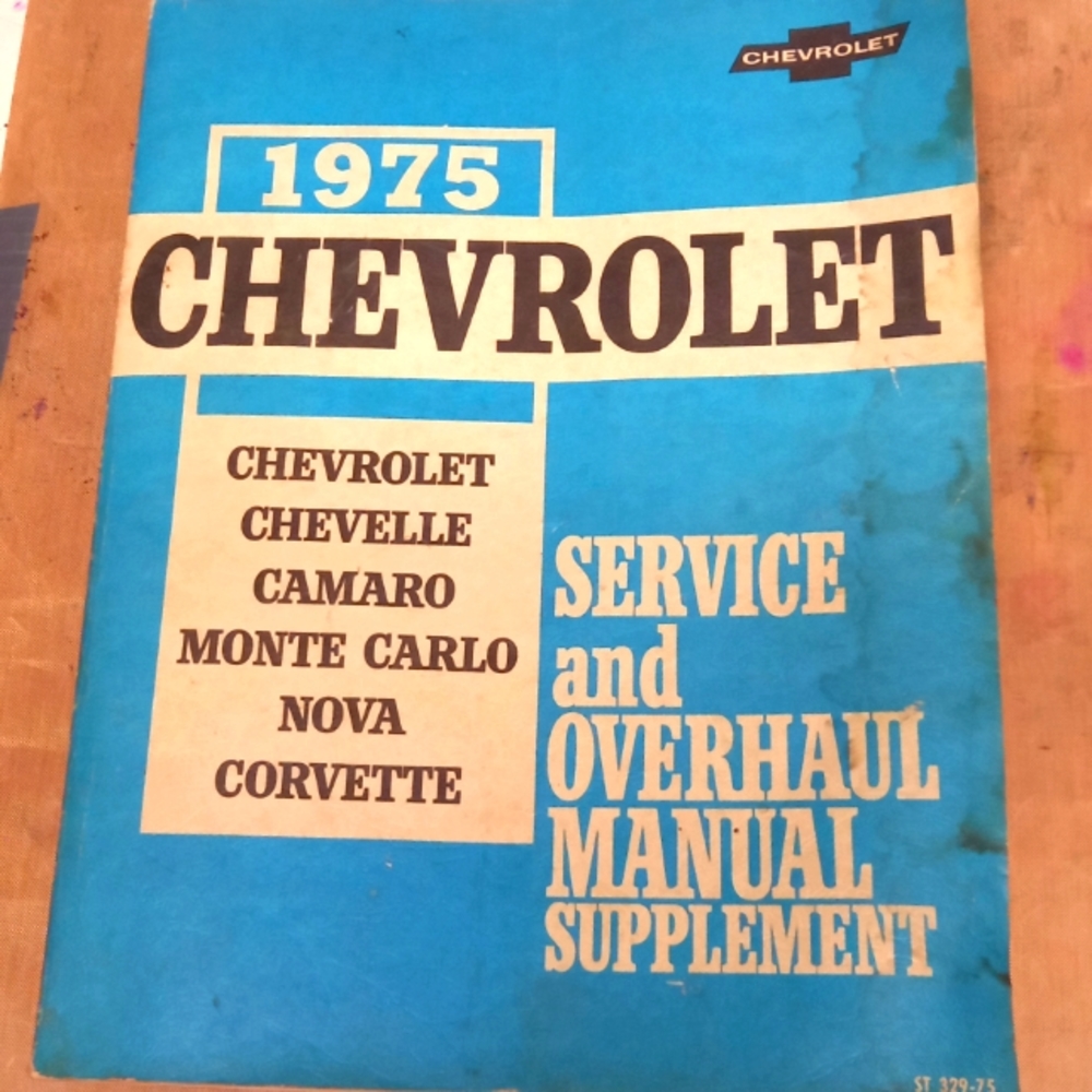 1975 Chevrolet service manual supplement